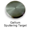 High Purity (99.999%) Gallium (Ga) Sputtering Target