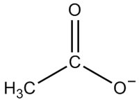 Structural Formula Of Acetate Ion