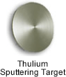 High Purity (99.999%) Thulium (Tm) Sputtering Target