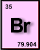 Bromine Element Symbol