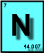 Nitrogen element symbol