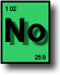 Nobelium (No) atomic and molecular weight, atomic number and elemental symbol