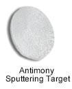 High Purity (99.99999%) Antimony (Sb) Sputtering Target