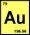 Gold (Au) atomic and molecular weight, atomic number and elemental symbol