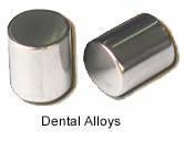 Dental alloy slugs