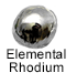 Elemental Rhodium