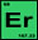 Erbium (Er) atomic and molecular weight, atomic number and elemental symbol