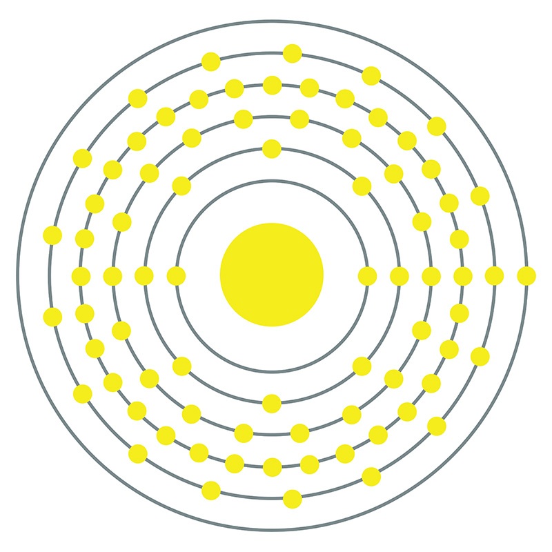 Platinum Bohr Model