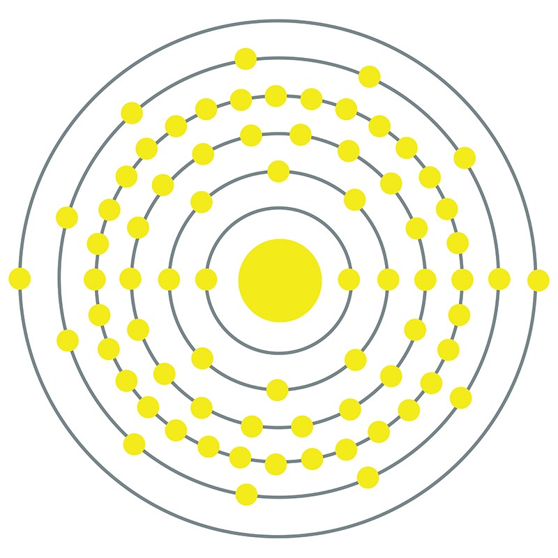 Tantalum Bohr Model