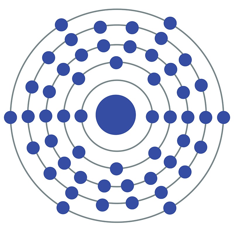 Tellurium Bohr Model