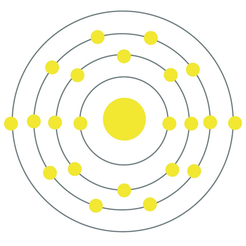 Titanium Bohr Model