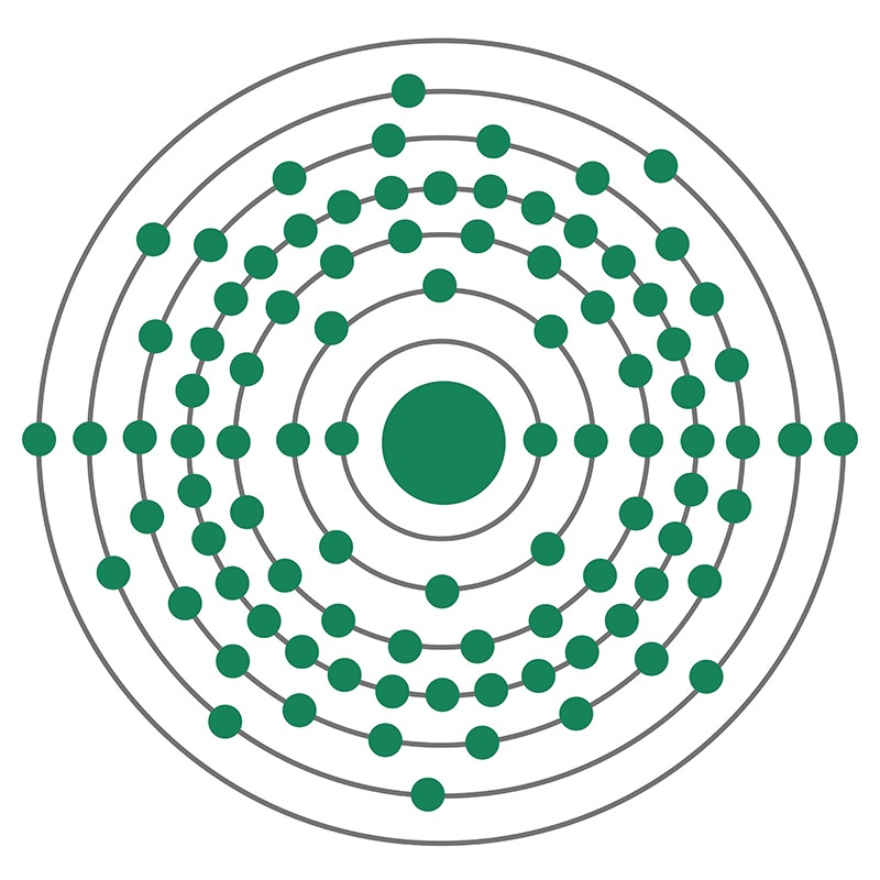 Uranium Atom Model