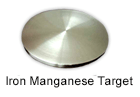High Purity (99.999%) Iron Manganese Sputtering Target
