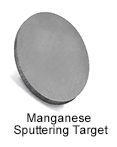 High Purity (99.999%) Manganese (Mn) Sputtering Target