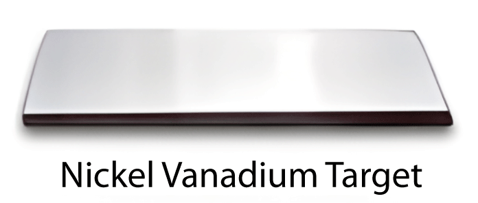 High Purity (99.999%) Nickel Vanadium Sputtering Target
