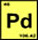 Palladium(Pd) atomic and molecular weight, atomic number and elemental symbol