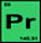 Praseodymium (Pr) atomic and molecular weight, atomic number and elemental symbol
