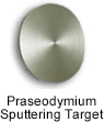 High purity praseodymium sputtering target
