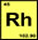 Rhodium(Rh) atomic and molecular weight, atomic number and elemental symbol