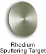 High Purity (99.999%) Rhodium (Rh) Sputtering Target