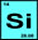 Silicon (Si) atomic and molecular weight, atomic number and elemental symbol