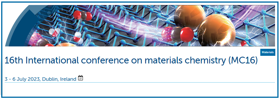 16th International conference on materials chemistry - MC16