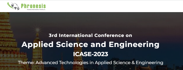 3rd International Conference on Applied Science and Engineering ICASE-2023