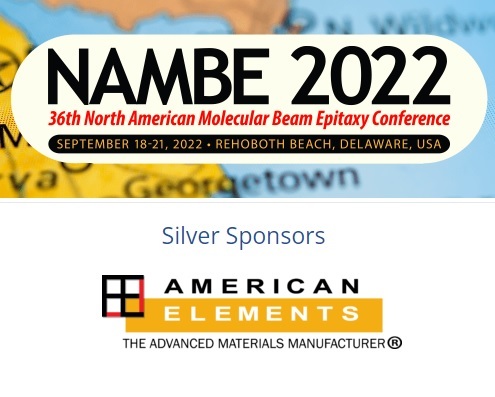 36th North American Conference on Molecular Beam Epitaxy - NAMBE 2022