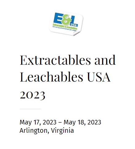 Extractables &amp; Leachables USA Conference 2023
