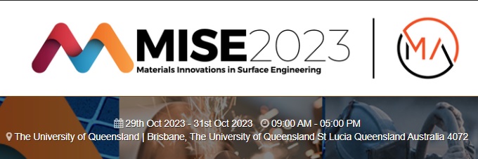 Materials Innovation in Surface Engineering Conference - MISE2023