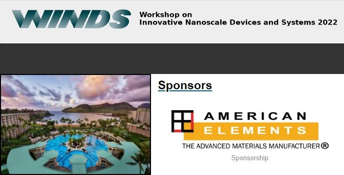 Workshop on Innovative Nanoscale Devices and Systems - WINDS2022
