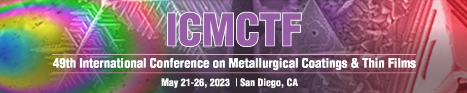 The International Conference on Metallurgical Coatings and Thin Films - ICMCTF2032