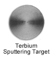 High Purity (99.999%) Terbium (Tb) Sputtering Target