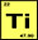 Titanium(Ti) atomic and molecular weight, atomic number and elemental symbol
