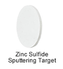 High Purity (99.999%) Zinc Sulfide (ZnS) Sputtering Target